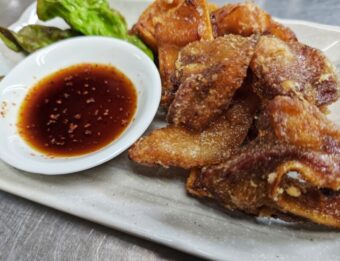 豚耳のからあげ