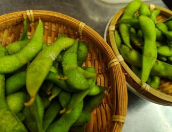 茹であげ枝豆